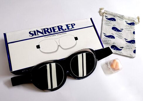 Sinrier.EP ظل العيون المضحك، قناع النوم للنوم - أفضل مساعد للنوم أثناء السفر، ظل العيون للرجال والنساء والأطفال in Saudi Arabia