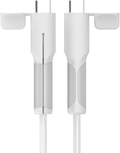 واقي كابل الشاحن السيليكون ، واقي كبلات USB C إلى USB C ، وتصميم مضاد للانزلاق حامي الأسلاك USB للمنزل (أسود) in Kuwait