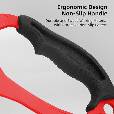 Climbing Hand Ascender Mountaineering Rock Climbing Tree Arborist Strong Rappelling Gear Equipment Rope Clamp with Ergonomic Rubber Handle, Aluminum Alloy Climbing Ascender for 10~13MM Rope in Saudi Arabia