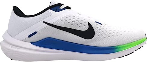 Nike Winflo 10 Men's Road Running Shoes (DV4022-103, White/Star Blue/Green Strike/Black) Size 11 in Saudi Arabia