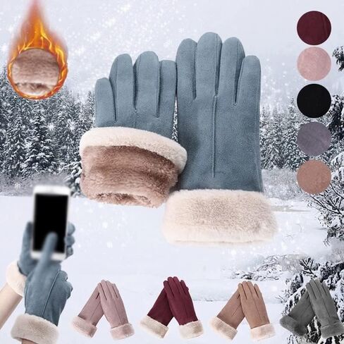 Women Autumn Winter Keep Warm Touch Screen Gloves Cycling Drive Windproof in Saudi Arabia