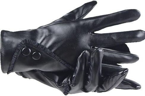 Touch Screen Leather Gloves Women Winter Mittens Warm Gloves Woman Winter Glove in Saudi Arabia