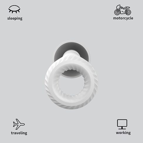 JQKA Ear Plugs for Concerts,Travel, Airplane,Motorcycles,Work & Noise Sensitivity.Soft Reusable Hearing Protection in Flexible Silicone for Sleep.8 Ear Tips in XS, S, M, L – 18dB Noise Cancelling in Saudi Arabia