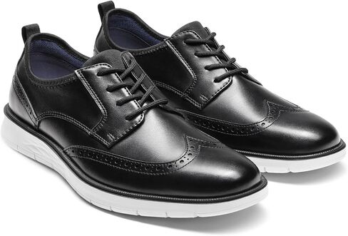 Cestfini Brown Mens Dress Sneakers Casual Dress Shoes Business Oxford Shoes Comfortable Formal Derby Office Shoes XXDX005M-RT-US-BROWN-10 in Saudi Arabia