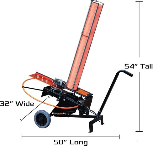 Do All Outdoors FW80 Flyway 80 Auto Clay Pigeon Trap with Wheels, Holds 80 Clays, Black/Orange, One Size in Kuwait
