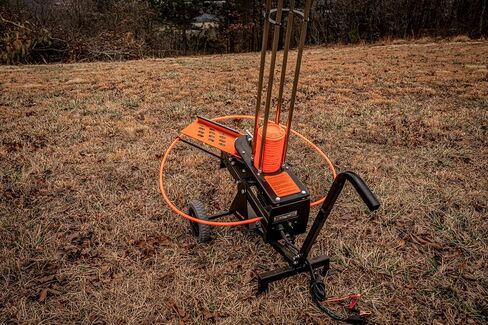 Do All Outdoors FW80 Flyway 80 Auto Clay Pigeon Trap with Wheels, Holds 80 Clays, Black/Orange, One Size in Kuwait