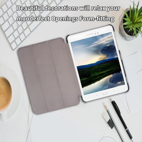 Tri-Fold Case Compatible with Samsung Galaxy TAB S2 8.0 inch Tablet (SM T710/T713/T715C/T719C), Includes a Screen Protector - Premium PU Leather Tri-Fold Cover with Auto Sleep/Wake in Saudi Arabia
