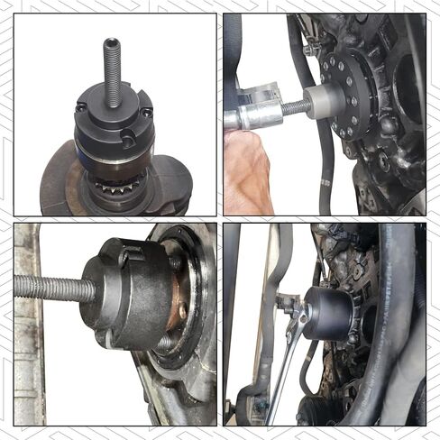 Crankshaft Front Oil Seal Installer & Removal Kit, Compatible With BMW N40 N42 N45 N46 N52 N53 N54, With Carrying Case & Gloves in Saudi Arabia