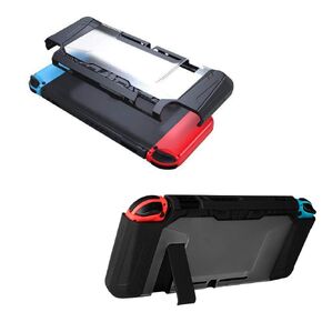 Switch Case Protective Ergonomic Cover for Nintendo Switch Lite Dockable TPU Grip PC Protective Cover Ultra-Thin Case Ultra Thin