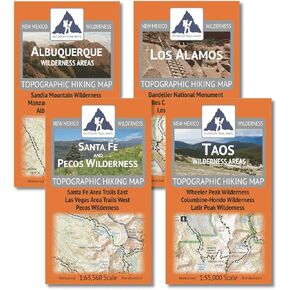 خرائط Trail Outdoor Trail Northen New Mexico Pack - New Mexico Heaking (2023)
