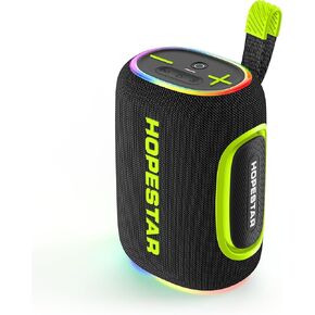 Bluetooth Speaker with HD Sound, Portable Wireless, IPX6 Waterproof, 40W, Long Playtime, TWS Pairing, BT5.3, USB/TF Card/AUX, for Home/Party/Indoor/Outdoor/Beach, Birthday Gift (Green)