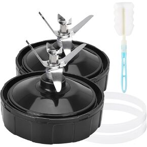 7 FINS Blender Blade 2 Pack متوافق مع استبدال Blender Blender Blender Countertop لـ Ninja Auto IQ BL682-30 BL642-30 BL450-30 BL482-30 BL687CO-30 ECT.