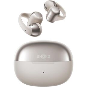 SHOKZ OpenDots ONE - Open-Ear Headphones - Wireless Bluetooth Earbuds with Microphone - Secure, Lightweight, Clip-On Fit - Premium Dolby Audio - Water Resistant - Fast Charging - Up to 40 hrs Playtime