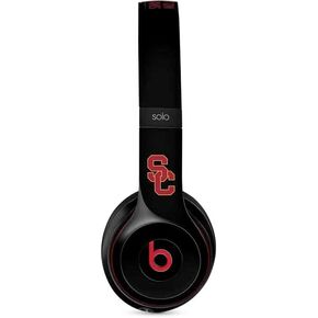 Skinit Skinit Audio Audio Skin متوافق مع Beats Solo 2 Wireless - معركة USC المرخصة رسميًا على تصميم أحصنة طروادة