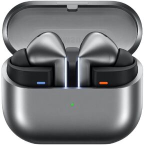 SAMSUNG Galaxy Buds3 Pro (2024, ANC) Water Resistant, AI Real-Time Language Interpreter, True Wireless Bluetooth 5.4 Earbuds, Hi-Fi, Noise Cancelling, Touch Control, International Model R630 (Silver)