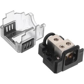 PRETYZOOM Car Audio Distribution Block Power Splitter for Vehicle Stereo Systems Efficient Ground Distributor for Automotive Audio Enhancement Overload Protection and Improved Sound Clarity