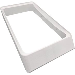 Flat Mount Compatible with Starlink Dishy Gen2 V2 - DIY Flat Mount for Campers and RVs (White ASA)