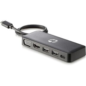HP Z9G82AA USB-C Travel Hub,Black