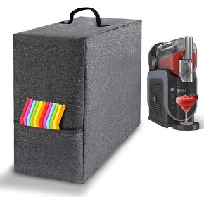 Frozen Drink Maker Cover for Ninja Frozen Drink Maker, Slushie Machine Cover,Heat-Resistant,Waterproof Dustproof ,Nylon Material (Black)