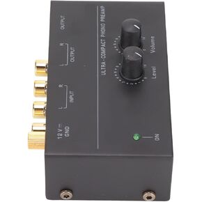Keenso phono turntable preamp انخفاض ضوضاء الإدخال الإدخال الإدخال الإدخال حساس السجل preamplifier للجمعية (قابس الولايات المتحدة)