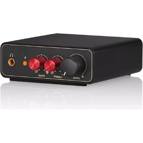 Mini MM/MC Phono Preamp, Turntable Preamplifier, with Volume Controls, and 3.5mm Headphone Out, for LP Vinyl Turntables/Record Players