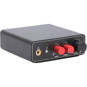 Preamarage Box of The Stereo Turning Table with Output AV Jack Advanced Sound Quality, for Domestic Audio - Compact Design, Silver