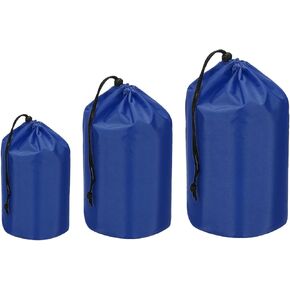 PATIKIL Stuff Sack, Waterproof Outdoor Storage Sack Portable Drawstring Dust Flap Bag for Camping Backpacking