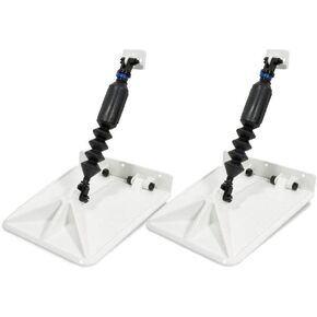Nauticus Smart Tabs SX 9.5" x 10" - f/12-16’ Boat w/40-80HP - White