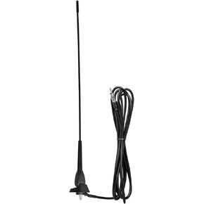 Marine Boat Radio Antenna 18 Inch Marine AM FM Stereo Antenna Replacement Mast, Waterproof Flexible Rubber Antenna for Boat Car Truck RV Motorhome ATV UTV Tractor Motorcycle Yacht