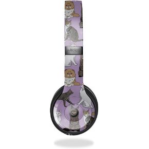 Skin Compatible with Beats Solo 4 - Cat Chaos - Premium 3M Vinyl Protective Wrap Decal Cover - Easy to Apply | Crafted in The USA by MightySkins