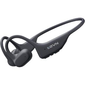 LEVN Bone Conduction Headphones, Open Ear Running Headphones Bluetooth 5.3, 14H Battery Sweatproof & Waterproof, Wireless with Built-in Mic for Cycling, Workout, Gift