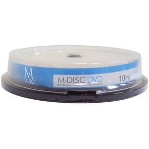 M-DISC 4.7GB DVD+R Permanent Data Archival Backup Blank Disc Media White Inkjet Printable - 50 Pack