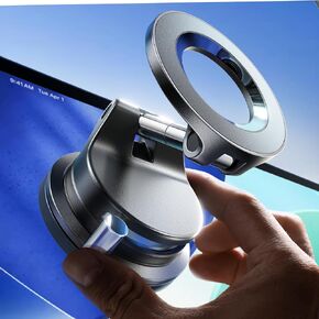 حامل هاتف Lisen Cup Cup ، حامل الهاتف المغناطيسي الفراغي ، 360 درجة قابلة للتعديل لحامل سيارة Magsafe للهاتف الشفط القابل للطي لقارب شاحنة السيارة ، موقف هاتف مغناطيسي فراغ ، لـ iPhone 16 Pro Max