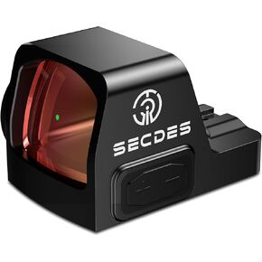 Compact Reflex Sight with Multi Reticle, Shake Awake & Anti-Shock for Pistols | Gun Sights Optic for Multiple Shooting Scenarios