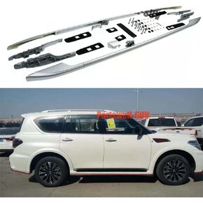 Silver Roof Rack Rails for Infiniti QX56 2011 2012 2013 11-23 Accessories Luggage Cross Bar