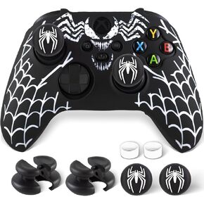 Silicone Skin Cover Sticker x 1 & Extender Grips x 2 for Xbox Series/One Controller Venom