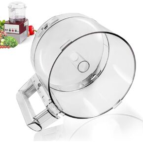 112203 Food Processor 3 Quart Clear Cutter Bowl, Fit for Robot Coupe R2B series #1-4 and R2N series #1-3