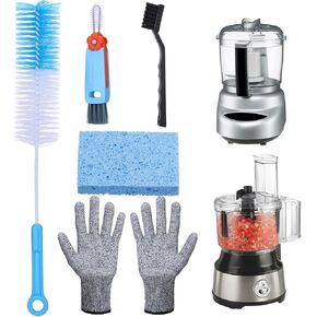 XANGNIER Mini Food Processor & Electric Vegetable Chopper Cleaning Brush Kits,5 Pcs Small Food Processors Cleaner Brush Tools Accessories