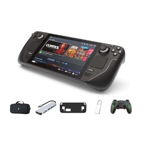 Valve Steam Deck Handheld Gaming Console, Steam OS, 1280 x 800 LCD Display