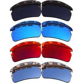 Vonxyz Set of 4 Lenses Replacement for Oakley Flak 2.0 XL OO9188 Sunglass Combo Pack