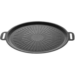 Versatile Maifan Stone Grill Pan Non-Stick Baking Tray for Indoor Outdoor Cooking BBQ Teppanyaki 28x35x4cm