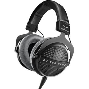 Beyerdynamic DT 990 Pro X Over-ear Studio Headones لخلط ، إتقان ، والتحرير (مفتوح) مع الكابلات القابلة للفصل يدويًا في ألمانيا (48 أوم ، أسود)
