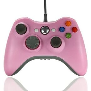 وحدة التحكم في لعبة Duafire Wired USB لـ Xbox 360 و PC (Pink)