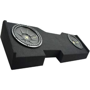 KICKER 2014-2018 Chevy Silverado Crew Cab CompC CWCS10 Dual 10 Sub Box 2 Ohm New Bundle