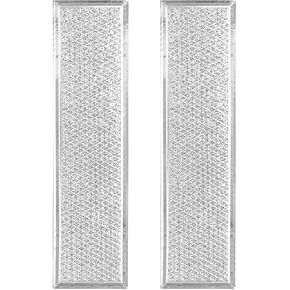 2-Pack Microwave Aluminum Mesh Grease Filter 4 X 15 X 3/32 Inches Fits for GE Microwave Hood Vent JVB98H1SS, ZVB36SH1SS, JVB67H1BB, JVB67H1WW, ZVB36BH1BB, JVB67H1CC - 12-Layer