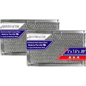 Grease Filter FFMV164LSA, FGMV17WNVFA, FFMV1846VSA, LFMV1846VFA Replacement For Frigidaire Microwave Over The Range Kitchen Exhaust Vent 2-Pack