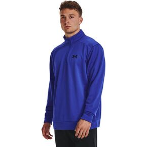 Under Armour Men's Armour Fleece ¼ Zip Active Pullover Black (as1, alpha, xx_l, regular, regular, XX-Large) in Kuwait