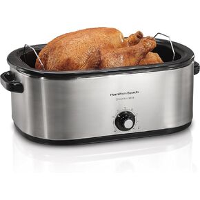 Hamilton Beach 28 Lb Turkey Roaster 22 Quart Oven
