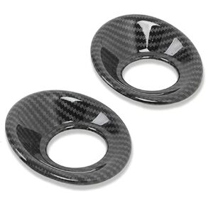 2Pcs Car Accessories ABS Carbon Fiber Pattern Rear Door Loud Speaker Cover Trim Fit for CR-V 2017-2020 Door Audio Speaker Cover