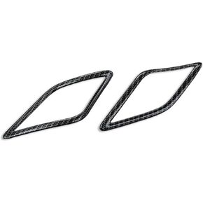 Fit for MG ZS Car Accessories 2017-2020 Car Door Speaker Cover Panel ABS Audio Stereo Sound Stickers Decoration Frame Styling Door Audio Speaker Cover(Silver)